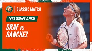 Graf vs SanchezVicario 1996 Womens final  RolandGarros Classic Match [upl. by Okimuy]