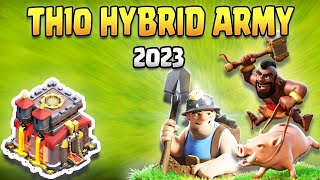 TH10 Queen Charge Hybrid Attack Strategy 2023  Powerful Town Hall 10 Attack Strategy Guide  COC [upl. by Nadaba]