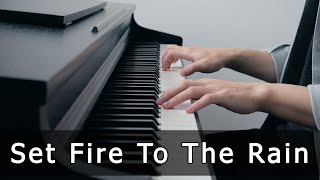 Adele  Set Fire To The Rain Piano Cover by Riyandi Kusuma [upl. by Askari103]