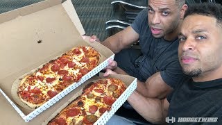 Eating ampPizza at the Airport hodgetwins [upl. by Gerrard]