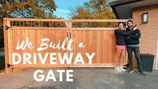 Building a Privacy Fence amp Cedar Gate Everything you wanna know cost materials tutorial [upl. by Jarlath]