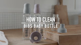 Cleaning  How to clean your BIBS Baby Glass Bottle [upl. by Nellak17]