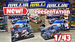 PRÉSENTATION EN DÉTAIL DE LA COLLECTION VAINQUEURS DE RALLYES  Altaya 143 diecast miniature [upl. by Anilesor313]