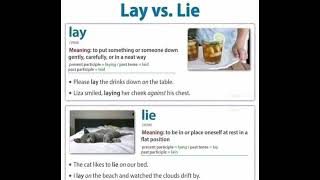 Lay vs Lie [upl. by Portie325]