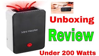 Energysaving Heater Unbox amp Review Mini Portable Low Watt Space Heater [upl. by Veda]