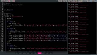 Popcorn  Sonic Pi Cover [upl. by Perrine]