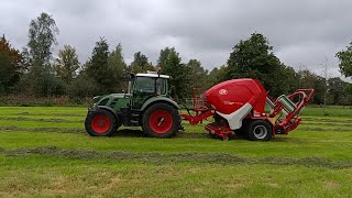 Balenpersen met Fendt en Lely [upl. by Zetra]