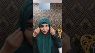 hijab tutorial  hijab tutorial 2023  short shorts ramadan hijabi [upl. by Curr]