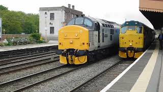 DIESEL TRAIN at Leamington Spa Station class 3768843059 BR blue 31128377034400446045 3522 [upl. by Chud511]