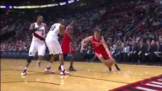 LaMarcus Aldridge blocks Chandler Parsons [upl. by Inaffit]