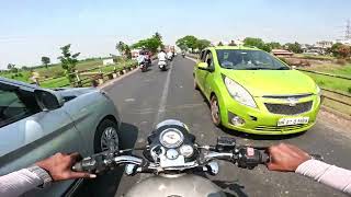 BULLET 350 RIDE RAW FOOTAGES  ROYAL ENFIELD BULLET 350 bullet350 royalenfield [upl. by Girish563]