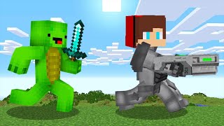 Powerful Speedrunner VS Hunter in Minecraft [upl. by Bee]