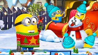 Minion rush New Special Mission  Santas Helpers with Holiday Sweater minion  Version 970 [upl. by Alyled450]