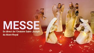 Messe de la Veille de Noël à lOratoire SaintJoseph du MontRoyal  24 décembre 2022 [upl. by Aiuqenehs]