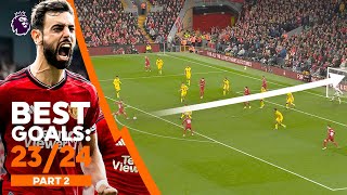 BEST Premier League Goals Of 202324 Ft Fernandes amp Mac Allister  Part 2 [upl. by Josiah947]