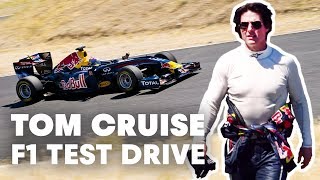 Tom Cruise test drives Red Bull Racing F1 car [upl. by Emmerie]