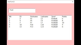 VBA  User Form Search in ListBox using TextBox in Excel  Search by criteria  vba code [upl. by Hana]