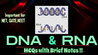 MCQ on DNA amp RNA [upl. by Ymmat]