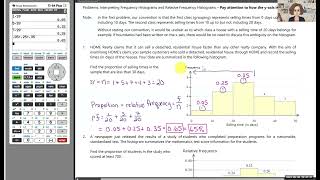 Ch2 p6 Interpretting Freq amp Rel Freq Histograms [upl. by Emse565]