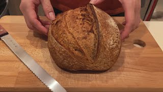 Whole Grain Sourdough with Huge Spring amp Ear  Anova Precision Oven [upl. by Vinson]