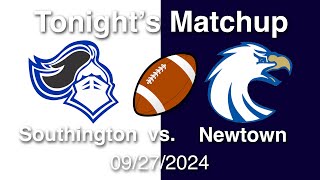 Southington Football vs Newtown 09272024 Part 2 [upl. by Darcie824]