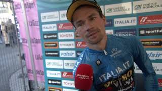 Primož Roglič  Interview at the finish  TirrenoAdriatico 2023  Stage 7 [upl. by Thun964]