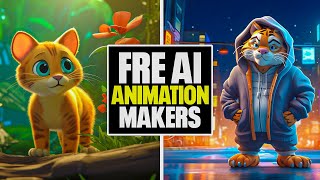 20 Free AI Animation Makers You Need to Try 2024 🔥 Both Free amp Paid [upl. by Sezen]