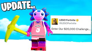 LEGO Fortnite Just Dropped a 20000 Challenge Secret Update [upl. by Montgomery]