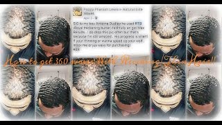 How to get 360 waves WITH RECEDING BALDING THIN HAIR [upl. by Aneelas431]