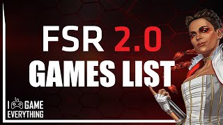 First Games With FSR 20 Support [upl. by Rhodes]