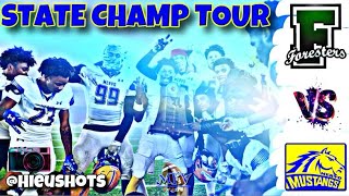 🏈🏈 STATE CHAMP TOUR 4A3A CHAMPS  Forest Park Foresters x Mervo Mustangs  Varsity Football [upl. by Aelanna]