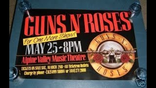 Guns N’ Roses quotLive at Alpine Valley Music Theatre USA 25 May 1991quot [upl. by Arman]