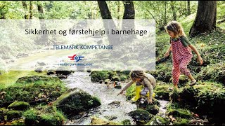 Sikkerhet og førstehjelp i barnehage [upl. by Fitzsimmons]