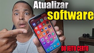 Como Atualizar o Software do iPhone Tutorial Completo para Iniciante [upl. by Eimmac]