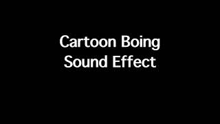 Cartoon Boing Sound Effect x3 short  HD Cartoon SFX [upl. by Desdee]