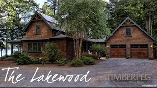 Timberpeg Lakewood Timber Frame Home [upl. by Osithe]