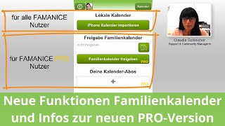 FAMANICE PRO inkl neue FamilienkalenderFunktionen [upl. by Irihs]