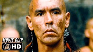 THE LAST OF THE MOHICANS Clip  quotCliff Battlequot 1992 Wes Studi [upl. by Kalie849]