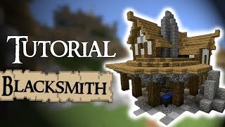 Minecraft Tutorial How to build a medieval blacksmith [upl. by Niels]