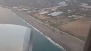 Turkish Airlines Flight TK 2598 Istanbul Airport Take off and Landing in Gazipasa [upl. by Barcellona]