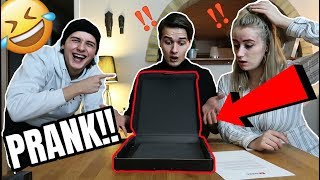 100K AWARD ER VÆK PRANK PÅ ELIAS OG REBECCA [upl. by Bolte277]