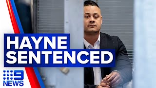 Former NRL star Jarryd Hayne to spend another two years in jail  9 News Australia [upl. by Jannelle102]