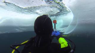 Lhiver à Tignes  plongée sous glace  Icediving [upl. by Aisa724]