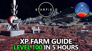 Starfield  XP Farm Guide for Outposts  Level 100 in 5 Hours Tutorial [upl. by Etka]