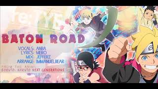 quotBaton Roadquot English Cover  Boruto OP feat Anba [upl. by Idelson]