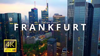 Frankfurt Germany 🇩🇪 in 4K ULTRA HD 60 FPS by Drone [upl. by Carola793]