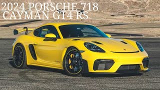 The New Best 2024 Porsche 718 Cayman GT4 RS Detailed Review [upl. by Irok]