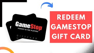 How to Redeem Gamestop Gift Card Online  2022 [upl. by Casmey]