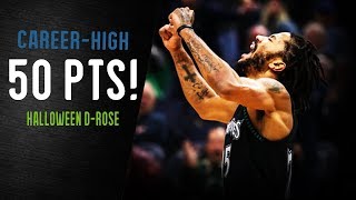 Derrick Rose CareerHigh 50 Points vs Utah Jazz  Full Vintage DRose Highlights 31102018 [upl. by Tawney143]