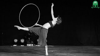 MOST AMAZING HULA HOOP IMPRO  Tiana Zoumer  EJC 2014 open stage [upl. by Nesto]